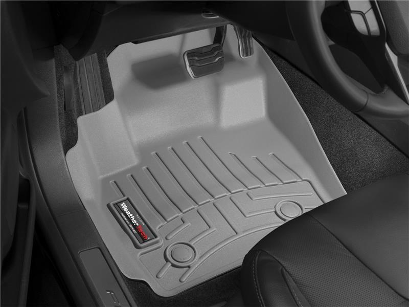 Maserati Quatroporte FloorLiner - Front - WeatherTech - DigitalFit - Grey - `14-`27