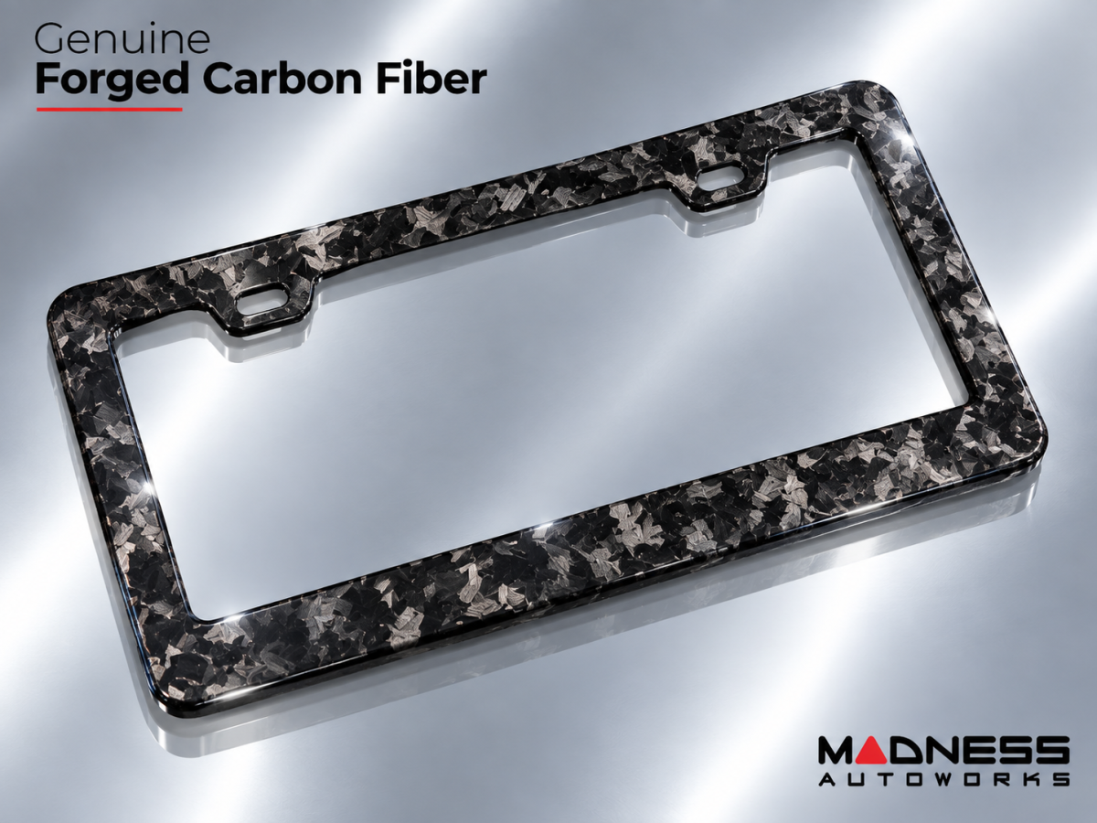 License Plate Frame - 100% Forged Carbon Fiber