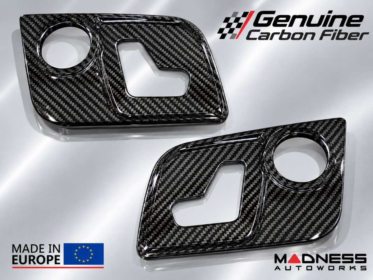 Maserati Quattroporte Interior Trim - Carbon Fiber - Seat Adjuster Switch Cover Trim Set - Feroce Carbon Maserati Quattroporte Interior Trim - Carbon Fiber - Seat Adjuster Switch Cover Trim Set - Feroce Carbon