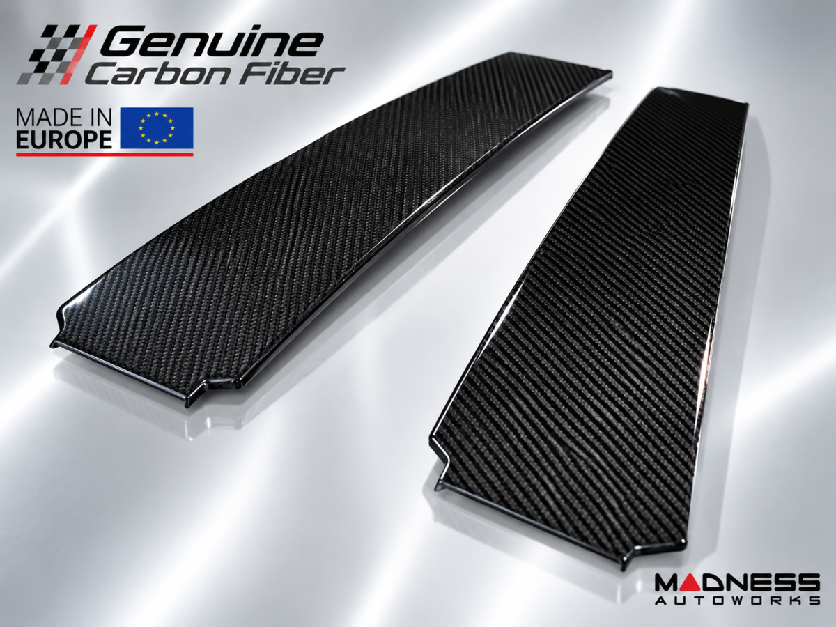 Maserati Ghibli Exterior Trim - Carbon Fiber - B Pillar Trim Cover Kit - Feroce Carbon Maserati Ghibli Exterior Trim - Carbon Fiber - B Pillar Trim Cover Kit - Feroce Carbon