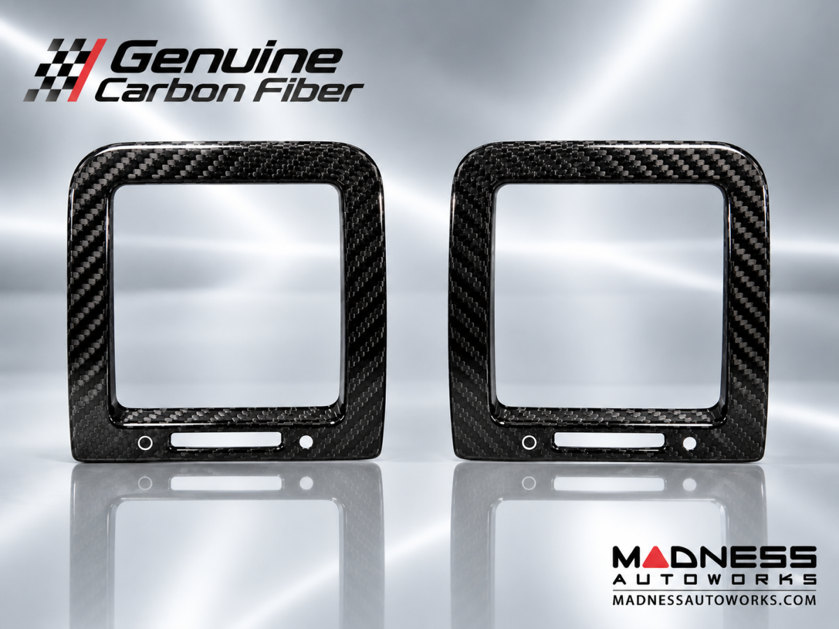 Maserati GranTurismo Interior Trim - Carbon Fiber - Side Air Vent Cover Trim Kit - 2 piece kit Maserati GranTurismo Interior Trim - Carbon Fiber - Side Air Vent Cover Trim Kit - 2 piece kit