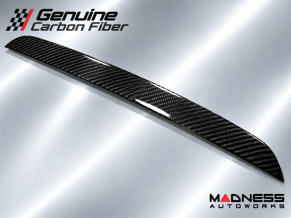 Maserati Ghibli Exterior Trim - Carbon Fiber - Rear Trunk Deck Lid Trim Maserati Ghibli Exterior Trim - Carbon Fiber - Rear Trunk Deck Lid Trim