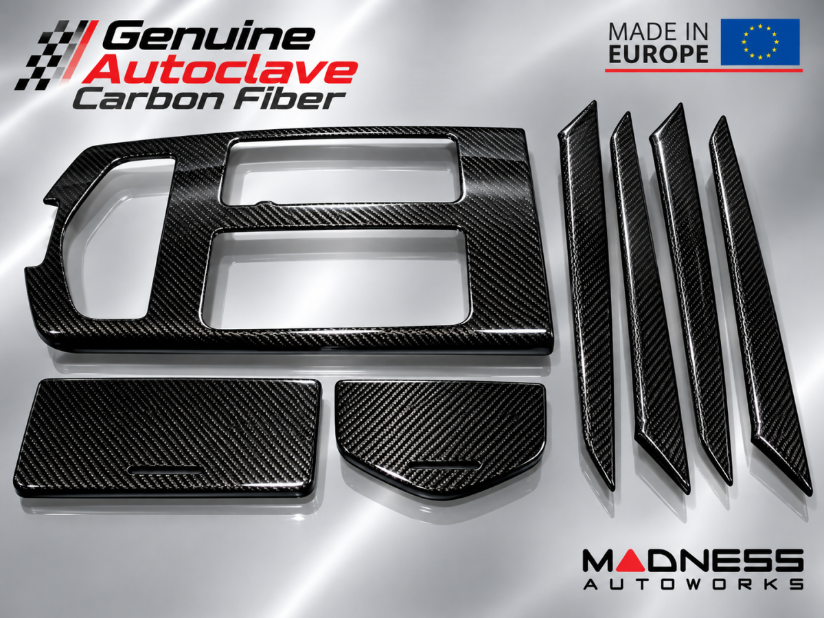 Maserati Ghibli Interior Trim - Carbon Fiber - Center Console Trim Kit Maserati Ghibli Interior Trim - Carbon Fiber - Center Console Trim Kit