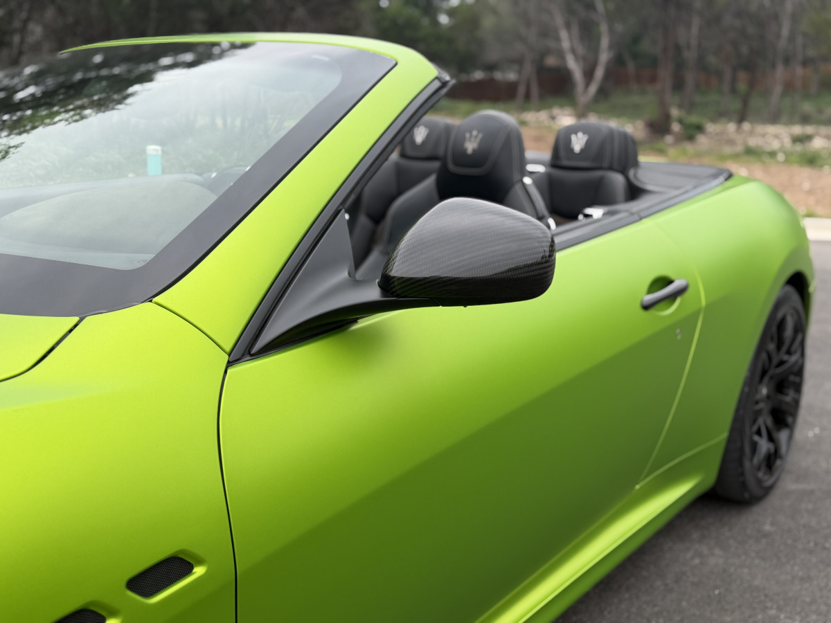 Maserati GranTurismo Cabrio Mirror Cover Kit - Carbon Fiber
