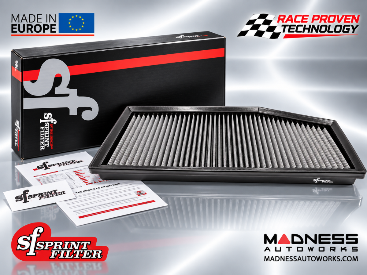 Maserati Grecale Performance Air Filter - 2.0L MHEV - Sprint Filter - WP Ultra Fine/ Waterproof