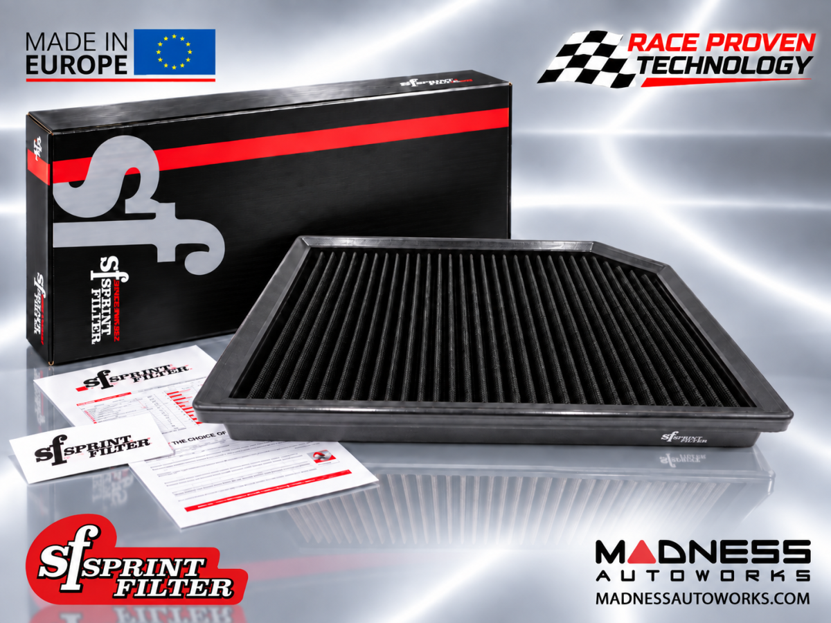 Maserati Ghibli Performance Air Filter - Sprint Filter - GT - P08F1-85 Maserati Ghibli Performance Air Filter - Sprint Filter - GT - P08F1-85