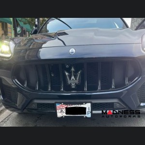 Maserati Ghibli License Plate Mount - Platypus - Grille Mount