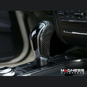Maserati Quattroporte Interior Trim - Carbon Fiber - Shift Knob Cover - Feroce Carbon