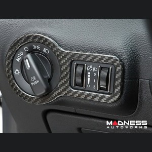 Maserati Ghibli Interior Trim - Carbon Fiber - Headlight Switch Trim Cover - Feroce Carbon