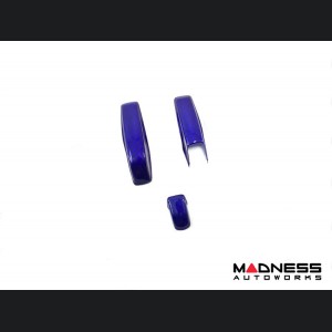 Maserati Ghibli Key Cover - Carbon Fiber - Blue Candy