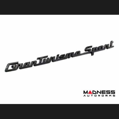 Maserati Custom Emblem - GranTurismo Sport - Gloss Black Finish