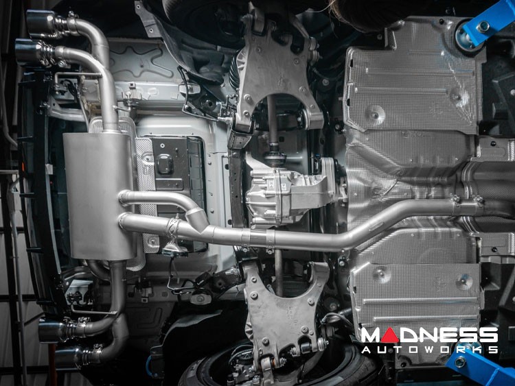 Maserati Grecale Performance Exhaust - 2.0L GT - Ragazzon - Evo Line - Axle Back w/ Electronic Operated Valve - Dual Exit/ Quad Carbon Fiber Tips