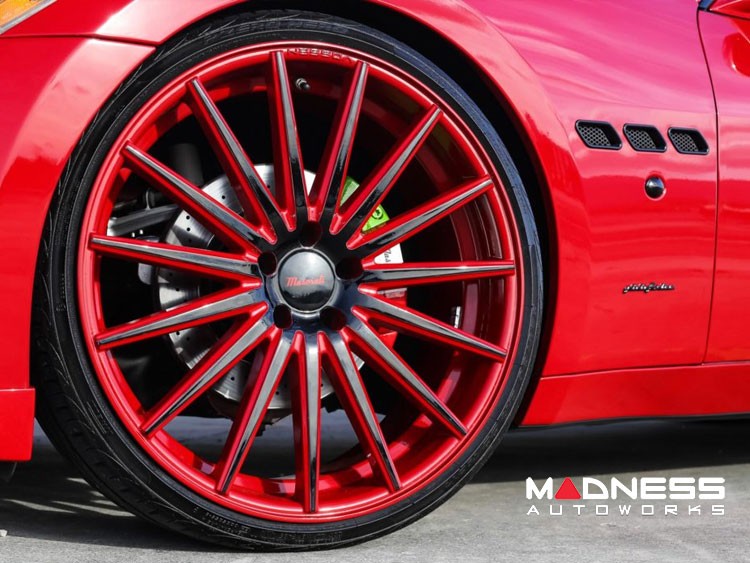 Maserati GranTurismo Custom Wheels - VFS-2 by Vossen - Red / Black