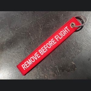 Key Tag - REMOVE BEFORE FLIGHT