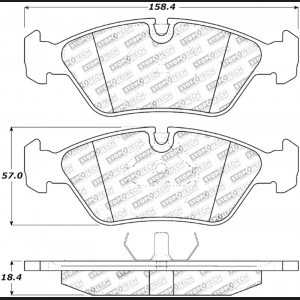 Maserati Spyder Brake Pads - Front - StopTech - Street Touring - '89-'91