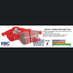 Maserati Spyder Brake Pads - Front - EBC - Redstuff - '02-'07