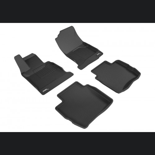 Maserati Gran Turismo Sport Floor Liners - All Weather - ACE Kagu - Combo - Black