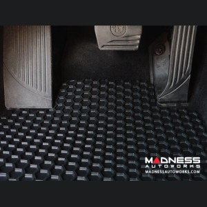 Maserati Grecale Floor Mat Set - All Weather Rubber Front 2 Piece Set - Black