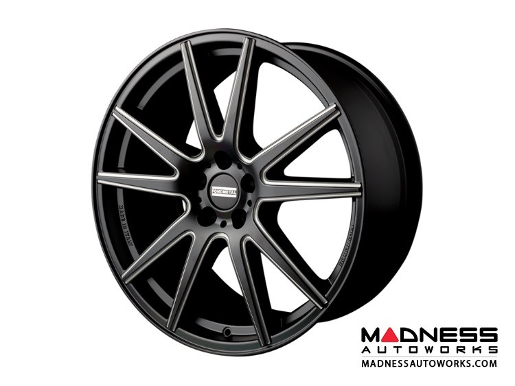 Maserati GranTurismo Custom Wheels by Fondmetal - Black Milled