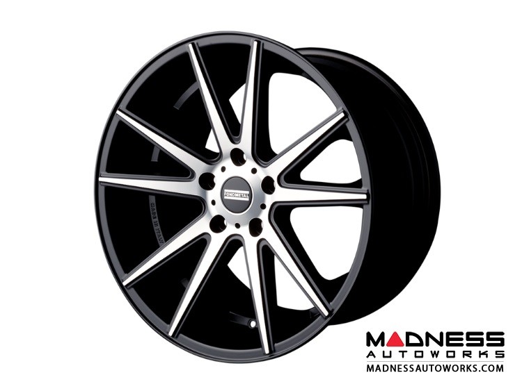 Maserati Ghibli Custom Wheels by Fondmetal - Matte Black Machined