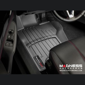 Maserati Ghibli Floor Liners - WeatherTech - Black - Front - 1 Grommet Style