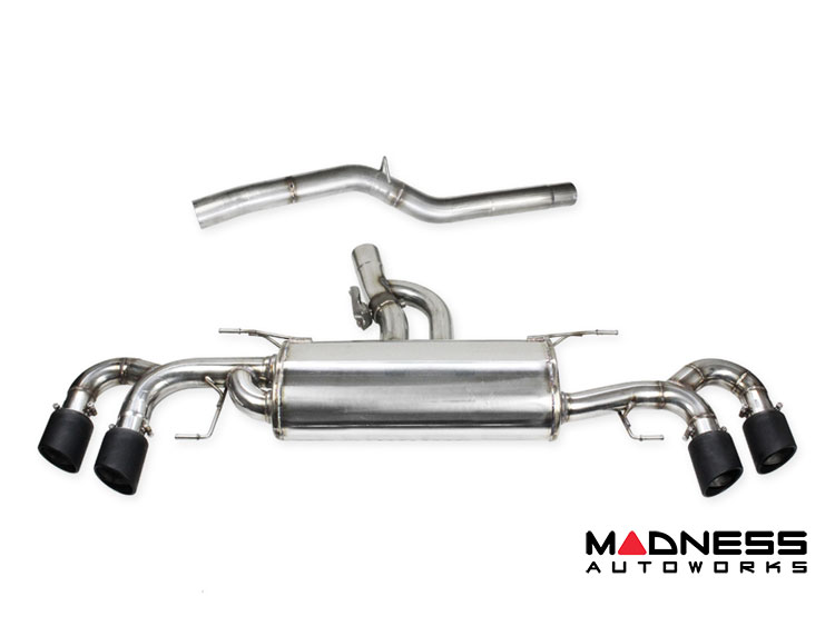 Maserati Grecale Performance Exhaust - 2.0L Turbo - Rear Section - Electronic Valves - Black Tips- InoXcar Racing 