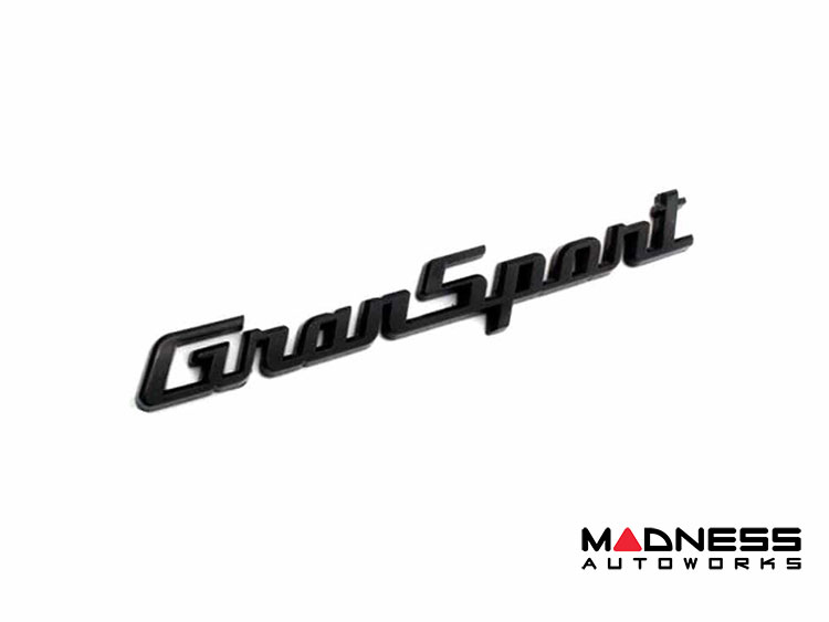 Maserati Custom Emblem - GranSport - Gloss Black Finish