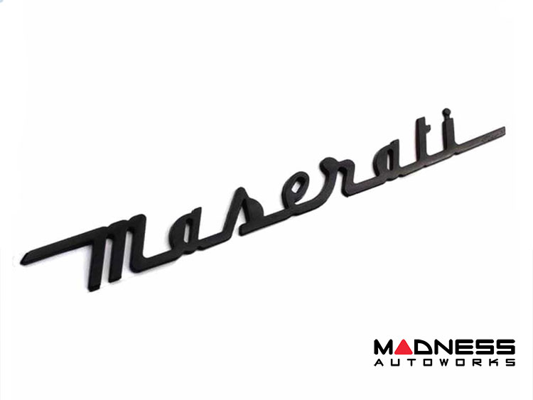 Maserati Custom Emblem - Maserati - Gloss Black Finish