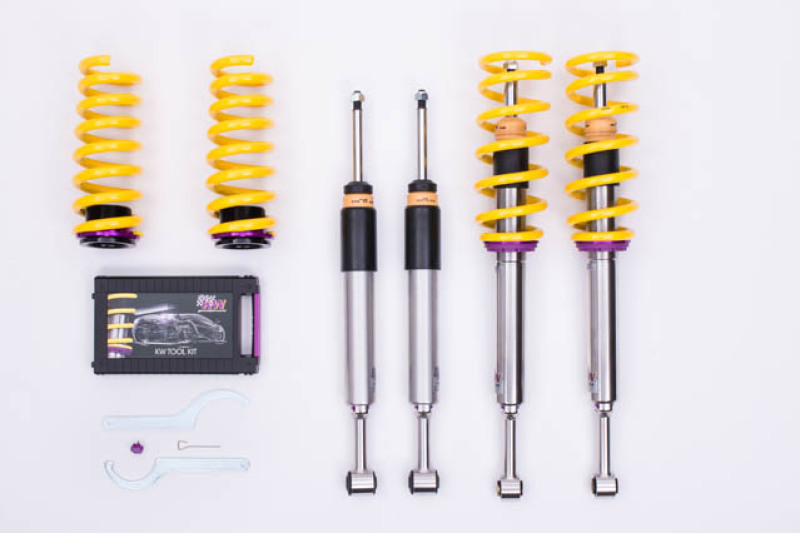 Maserati Ghibli Coilover Suspension Kit - KW - V3 - w/o Skyhook suspension - 2WD 