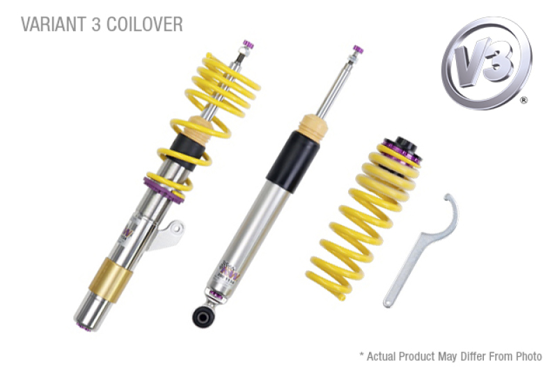 Maserati Quattroporte Coilover Suspension Kit - KW V3 - w/ Skyhook susp 2WD w/ EDC