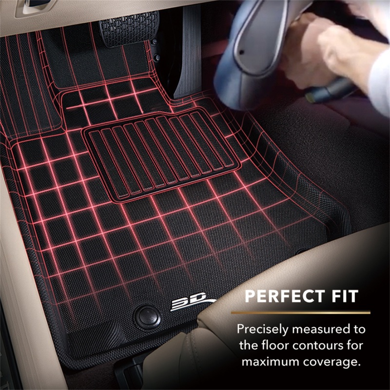 Maserati Levante Floor Liners - All Weather - ACE Kagu - Front - Black - 2019-2025